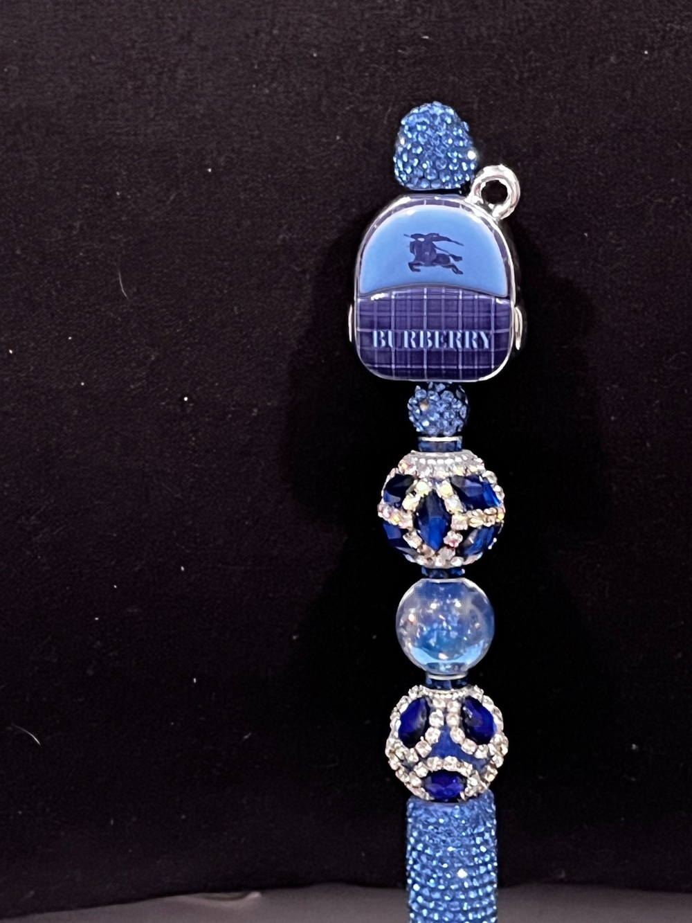 Designer inspired backpack focal fancy beaded pen